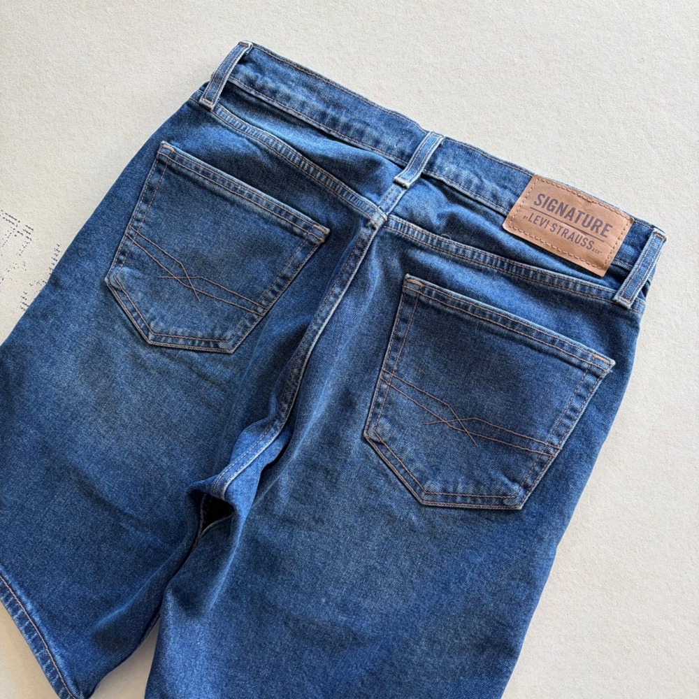 Y2K Signature Levi Strauss Denim Shorts